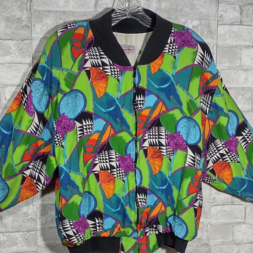 Vintage Superliner of California Status Print Bomber Jacket